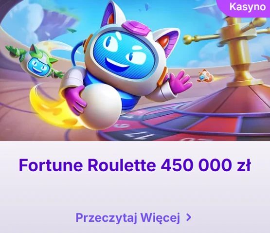 Fortune Roulette bonus 450 000 zł z robotem